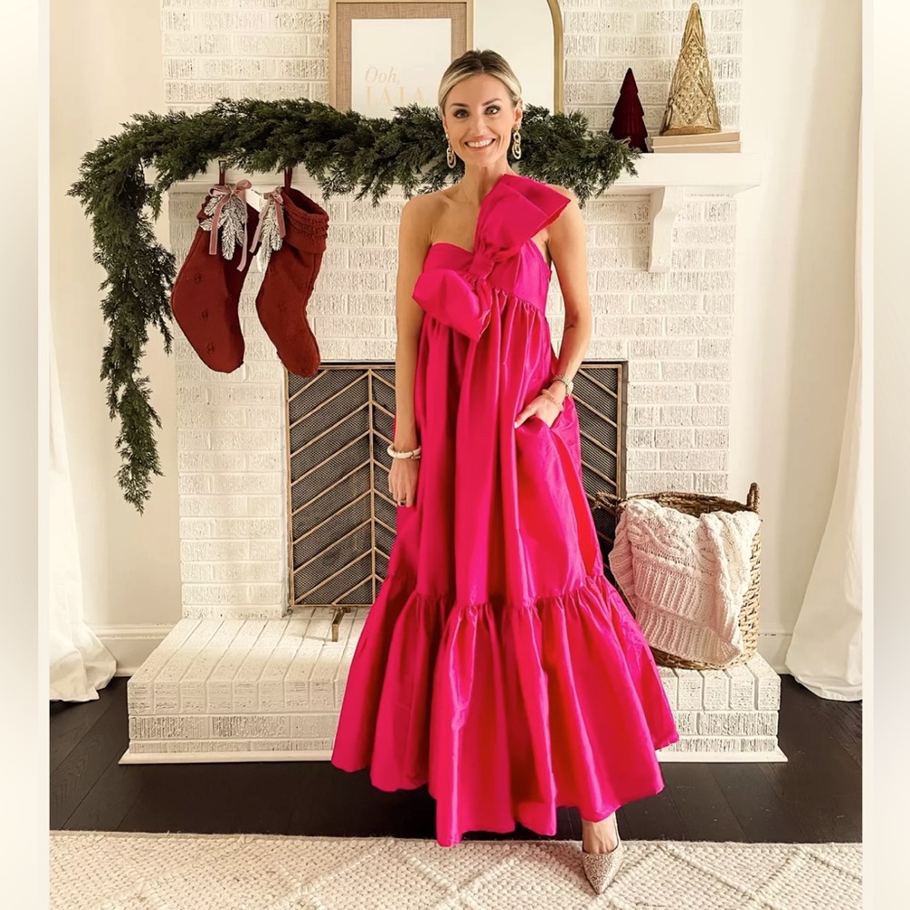 Anthropologie ATSU Sally Bow Maxi Dress